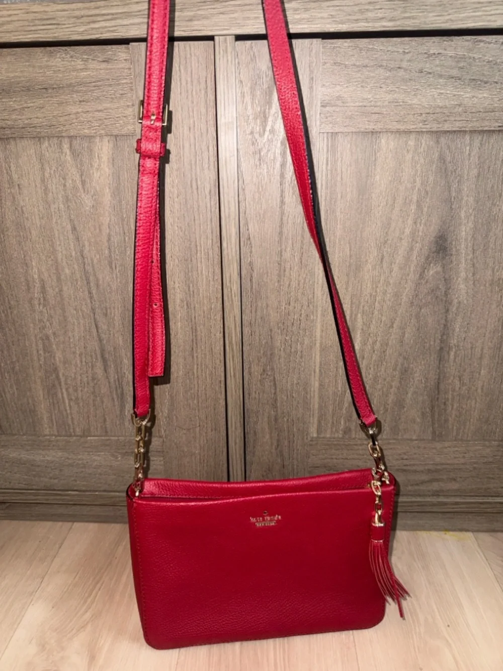 Kate Spade New York Kingston Drive Alessa Leather Bag, Heirloom Red
